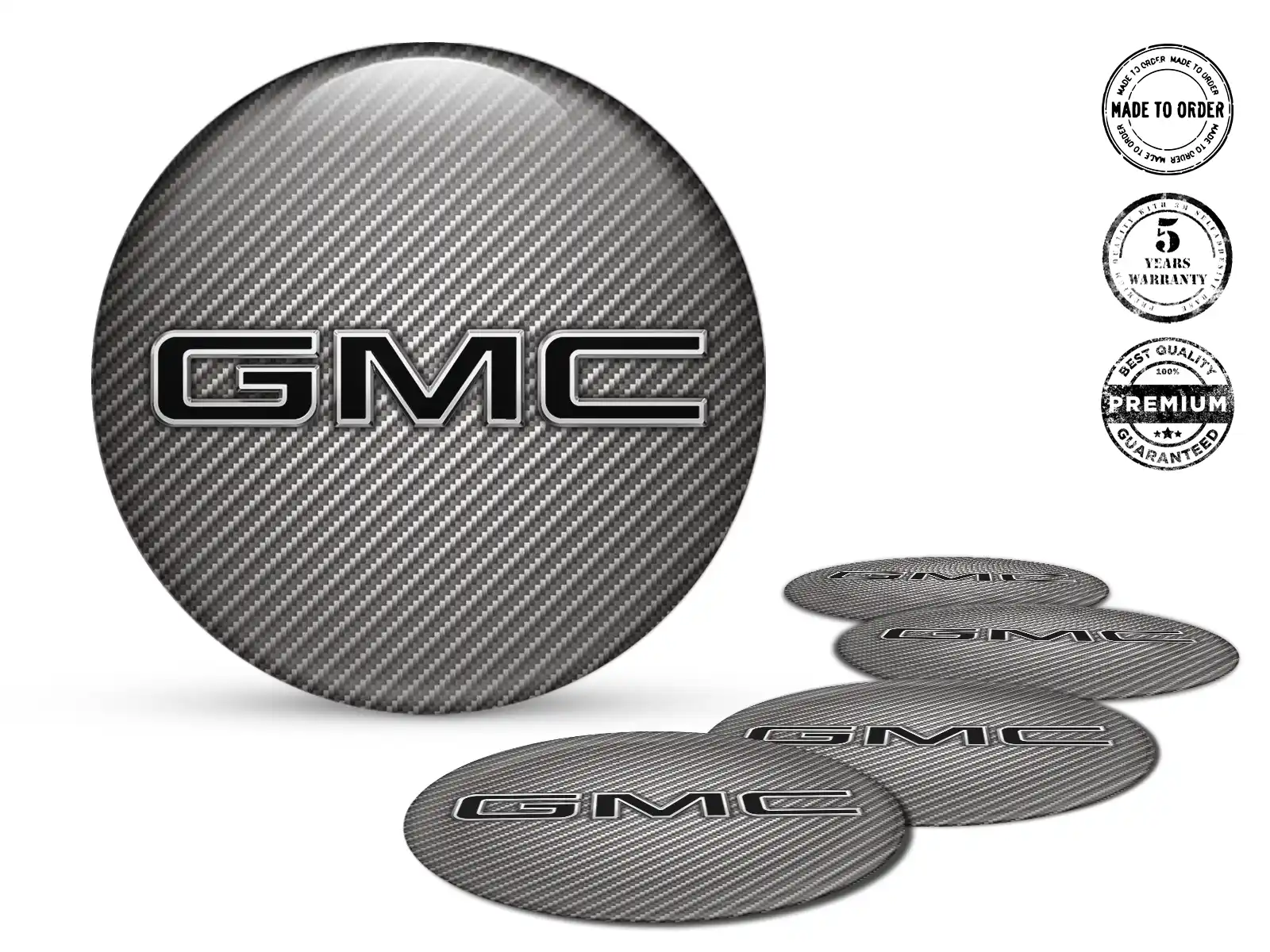 GMC Aufkleber Dome Stil Premium Radlogos
